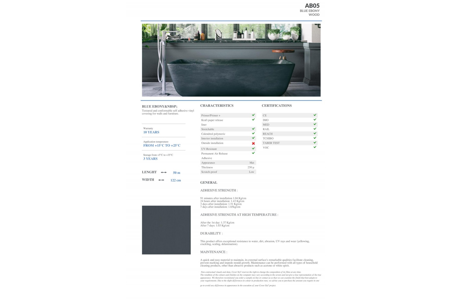 AB05 - BLUE EBONY AB05 - BLUE EBONY