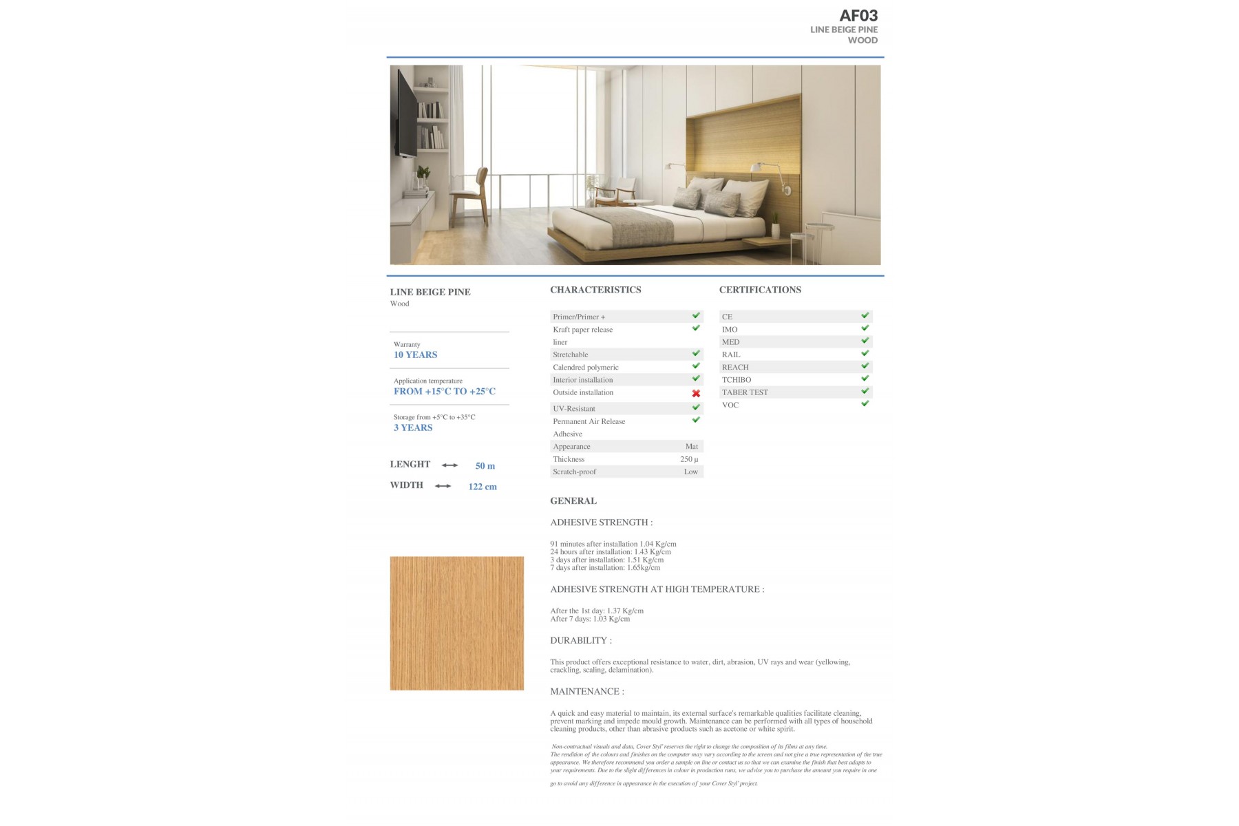 AF03 - LINE BEIGE PINE AF03 - LINE BEIGE PINE