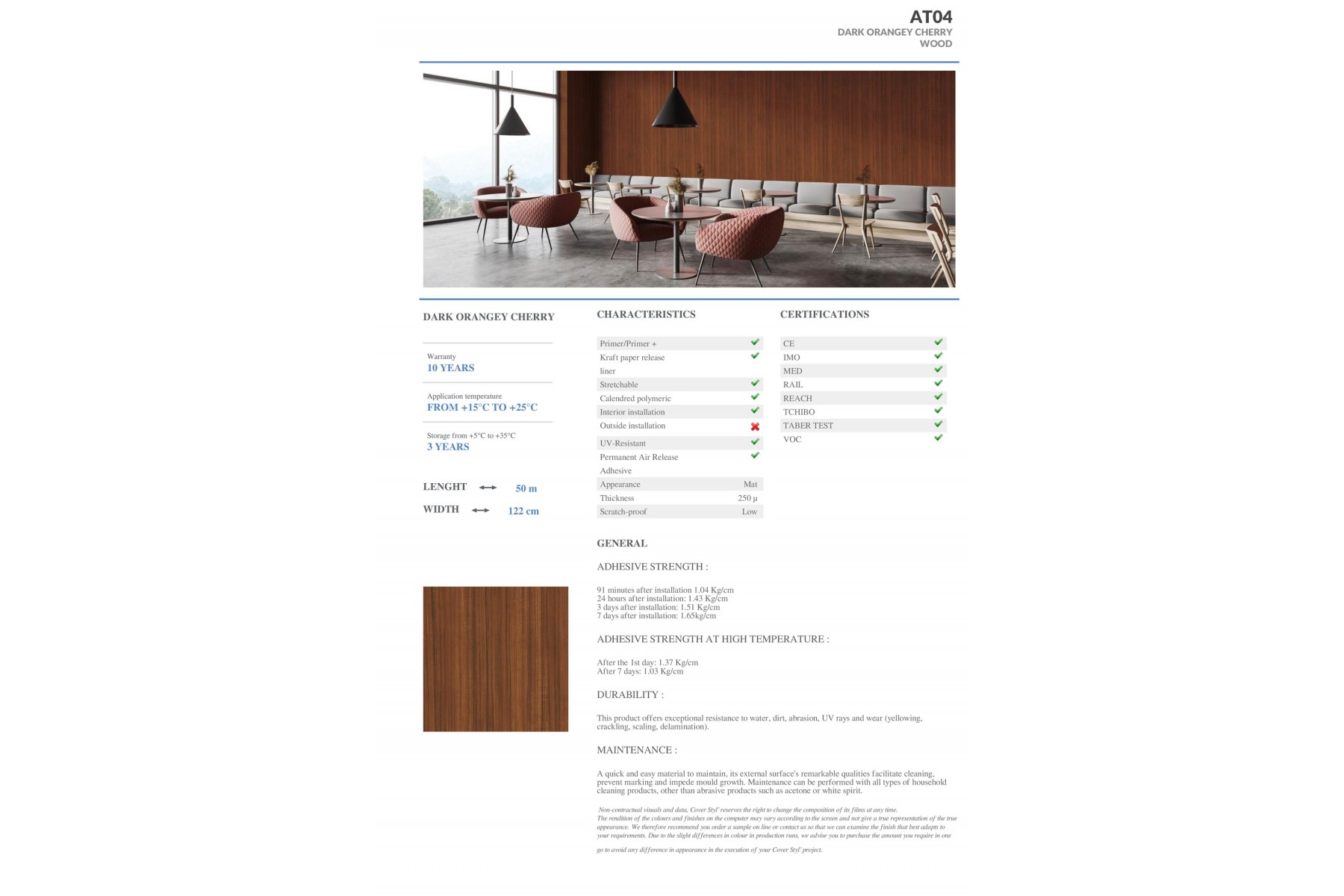 AT04 - DARK ORANGEY CHERRY AT04 - DARK ORANGEY CHERRY