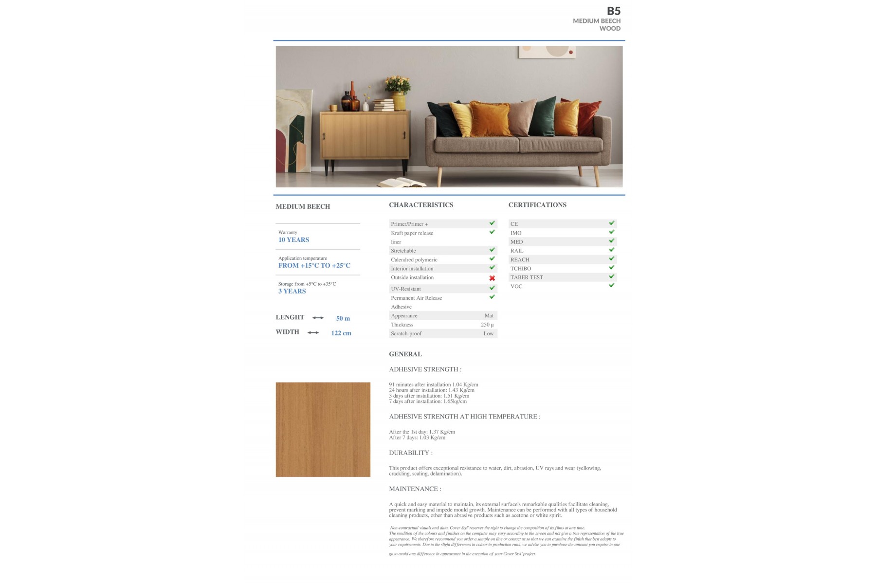 B5 - MEDIUM BEECH B5 - MEDIUM BEECH