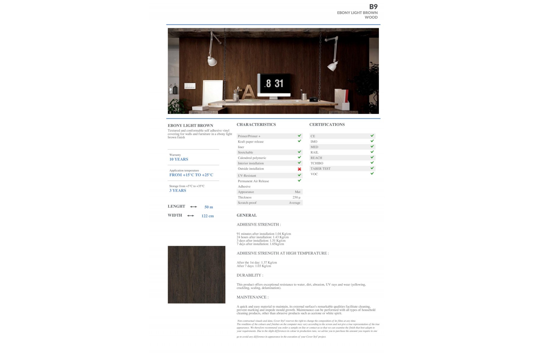 B9 - EBONY LIGHT BROWN B9 - EBONY LIGHT BROWN