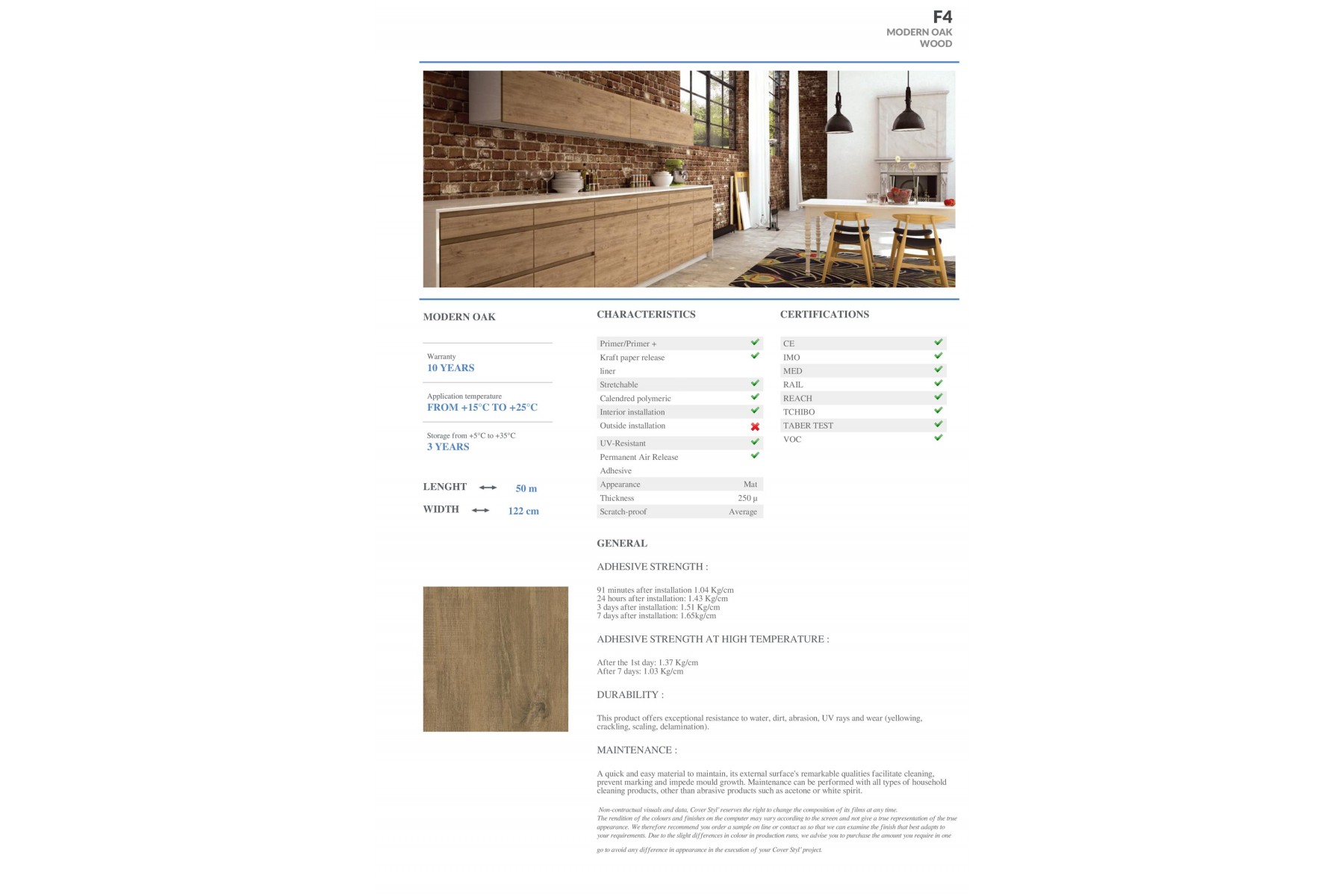 F4 - MODERN OAK F4 - MODERN OAK