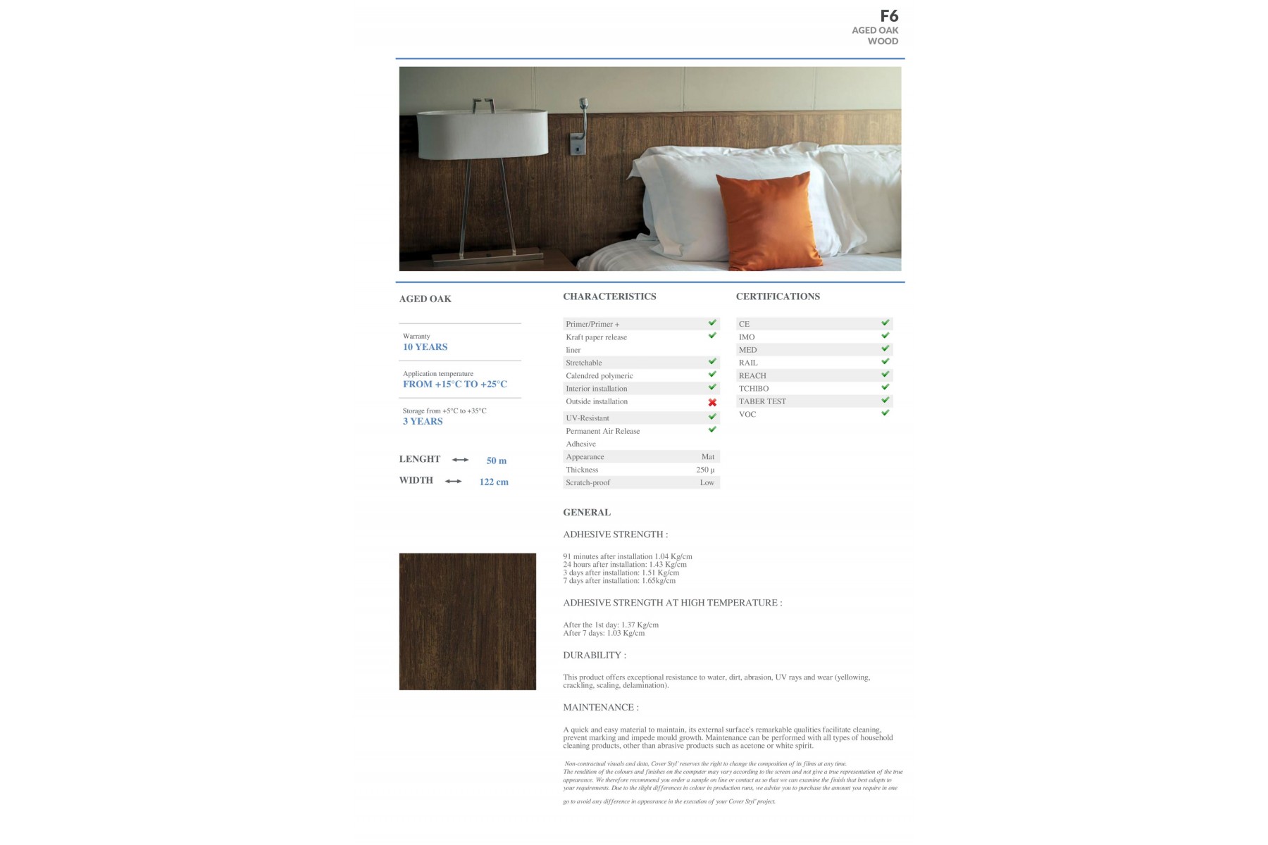 F6 - AGED OAK F6 - AGED OAK