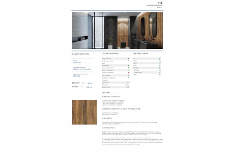 H4 - HARDWOOD PANEL