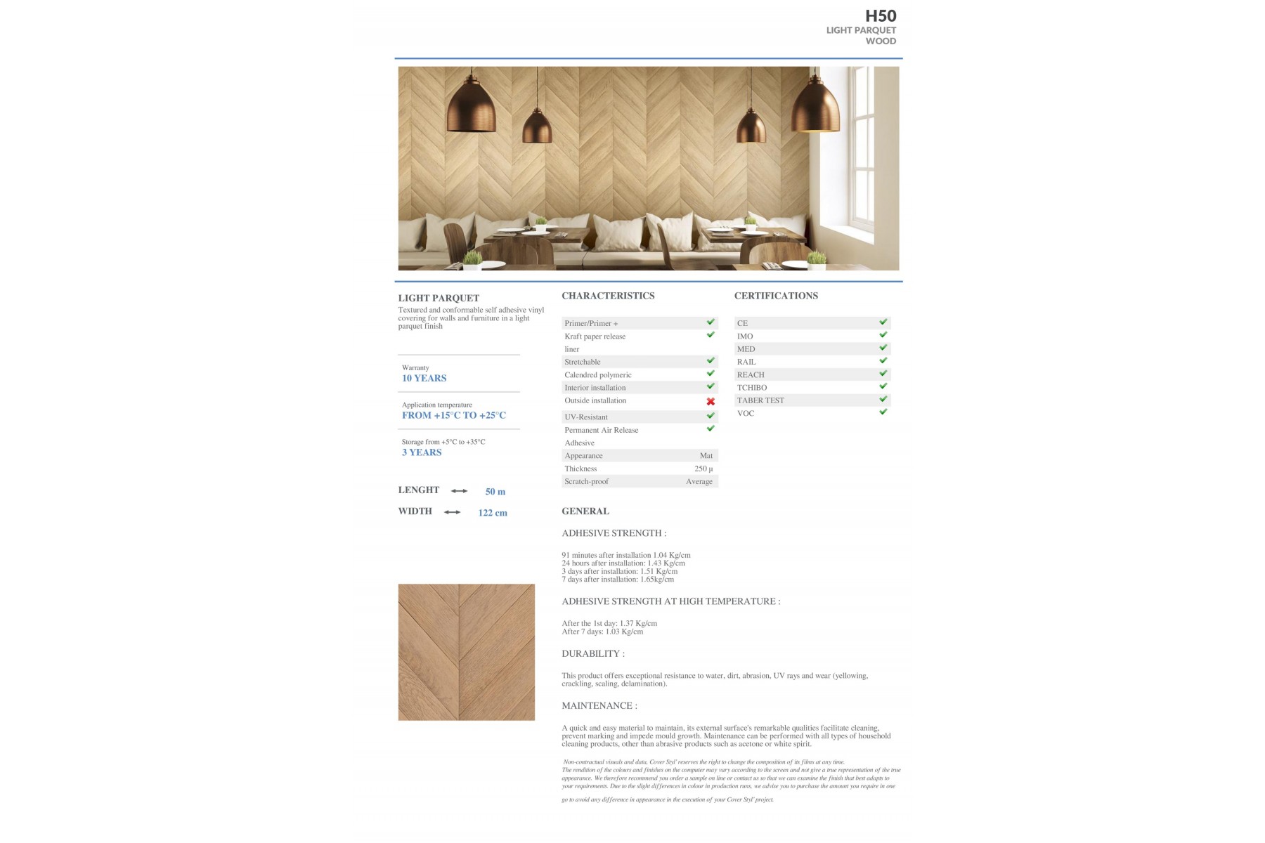 H50 - LIGHT PARQUET H50 - LIGHT PARQUET