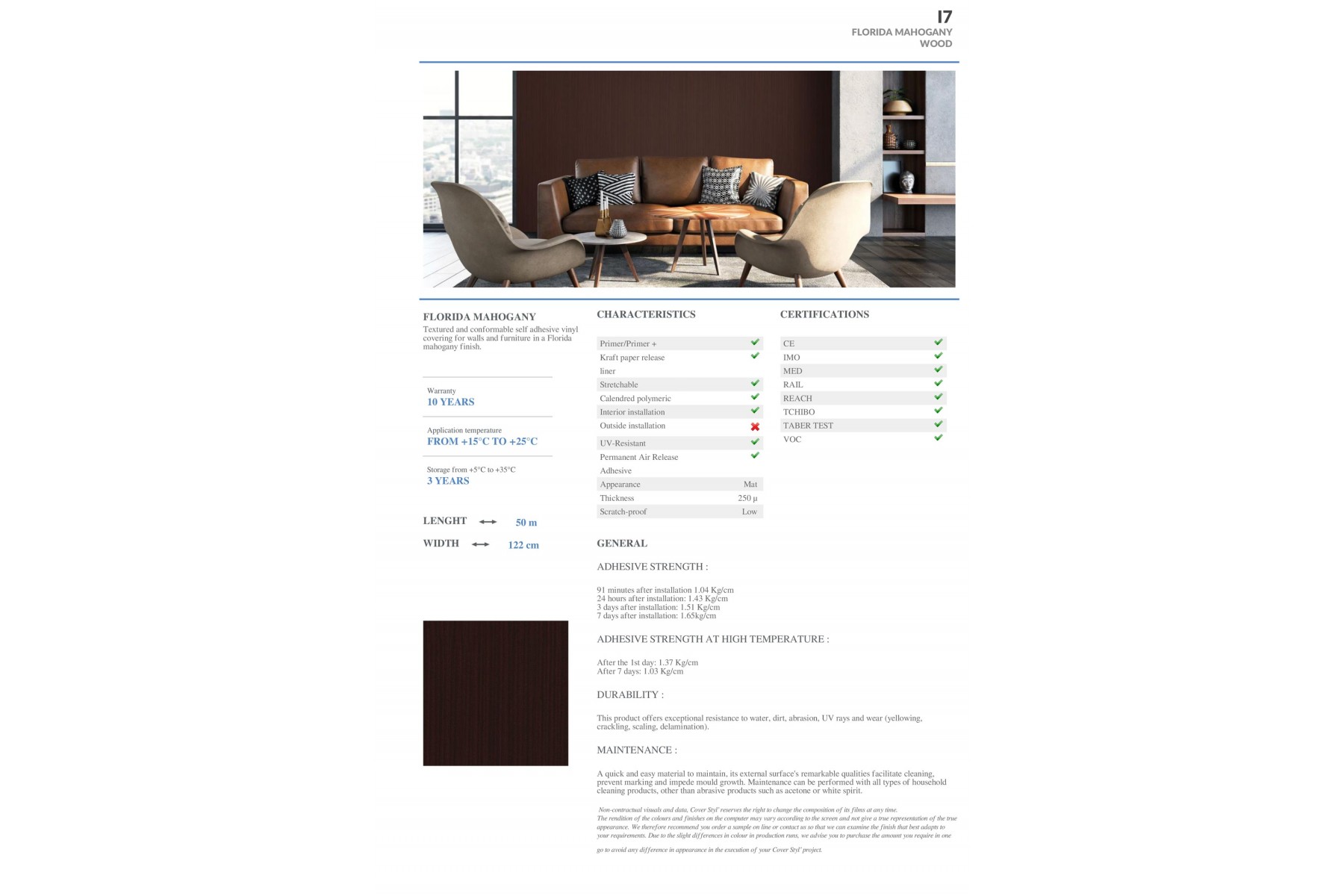 I7 - FLORIDA MAHOGANY I7 - FLORIDA MAHOGANY