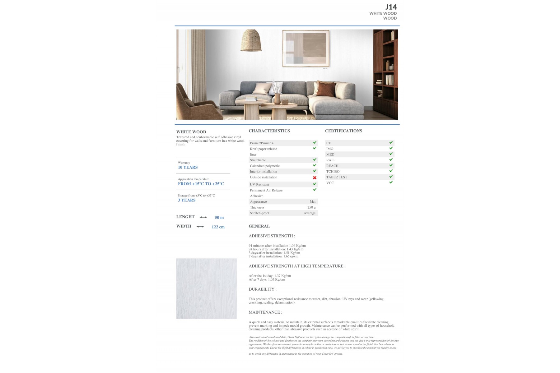 J14 - WHITE WOOD J14 - WHITE WOOD