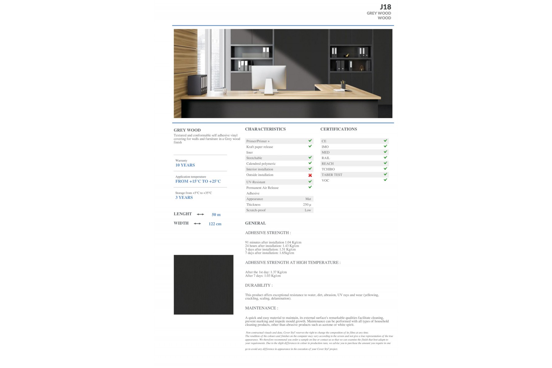 J18 - GREY WOOD J18 - GREY WOOD