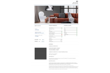 K5 - GREY VELVET K5 - GREY VELVET