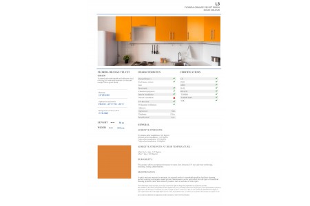 L3 - FLORIDA ORANGE VELVET GRAIN L3 - FLORIDA ORANGE VELVET GRAIN