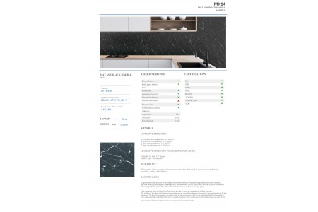 MK14 - MAT ASH BLACK MARBLE MK14 - MAT ASH BLACK MARBLE