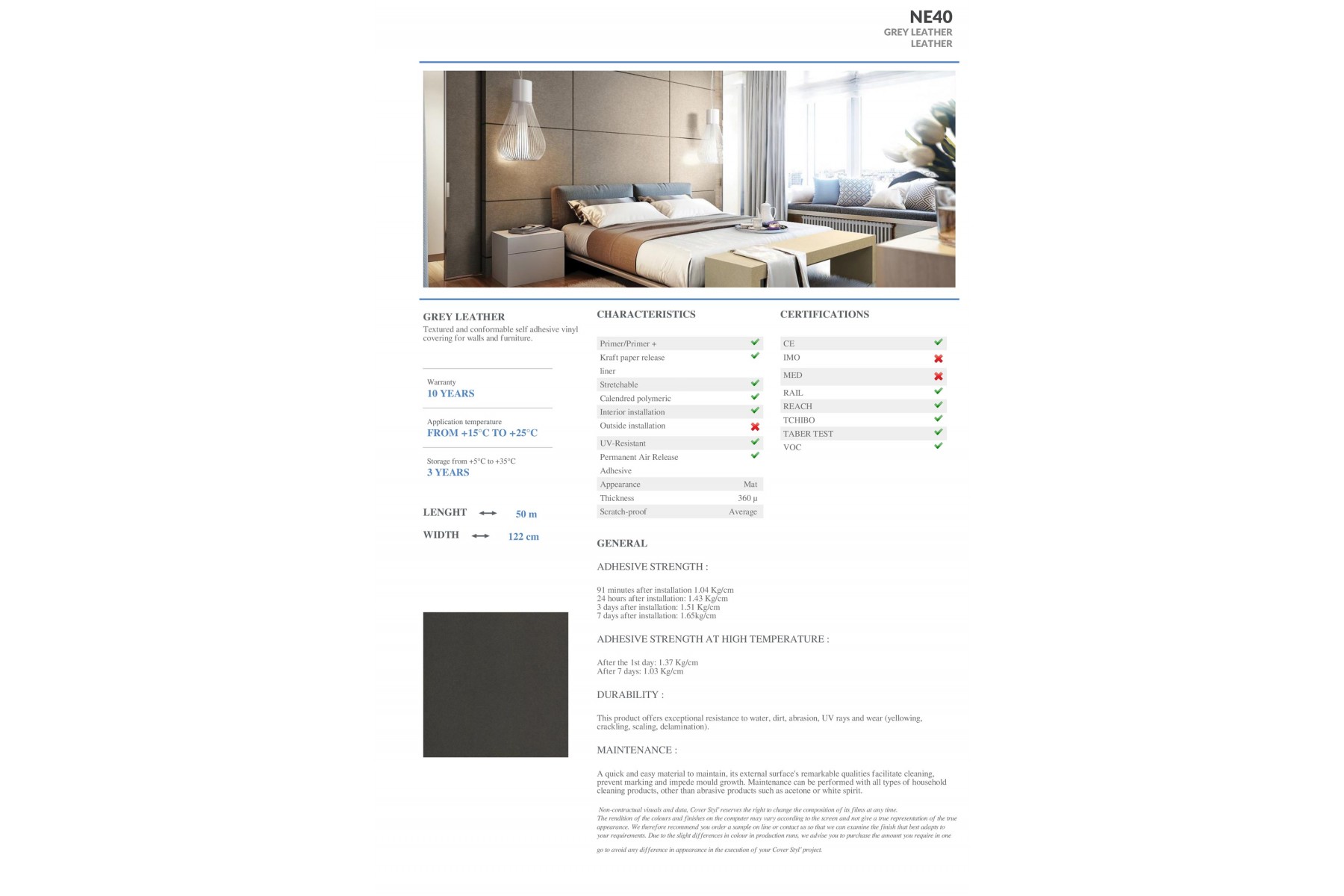 NE40 - GREY LEATHER NE40 - GREY LEATHER