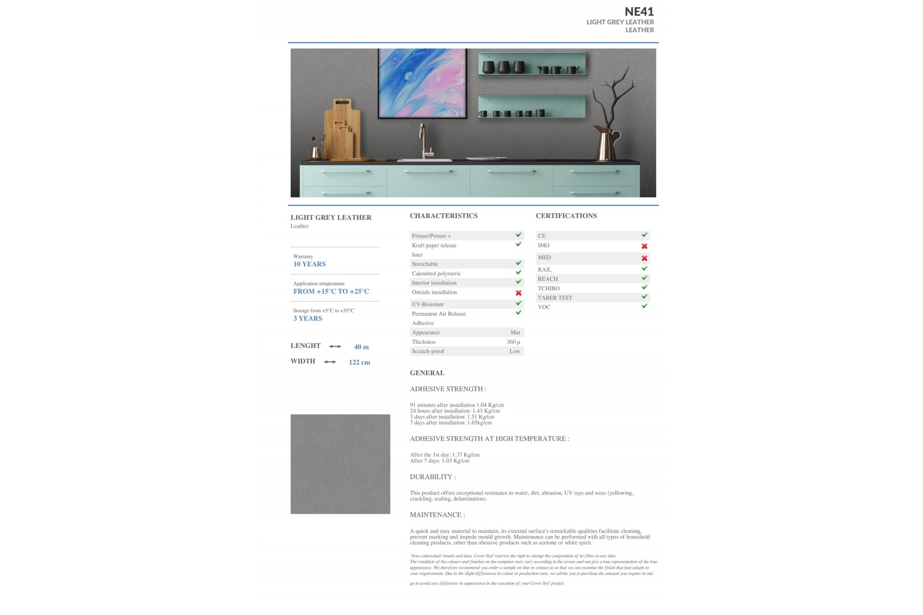 NE41 - LIGHT GREY LEATHER NE41 - LIGHT GREY LEATHER