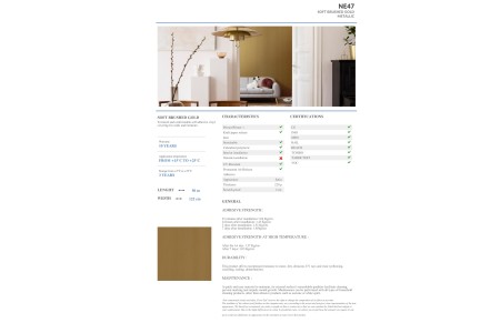 NE47 - SOFT BRUSHED GOLD NE47 - SOFT BRUSHED GOLD