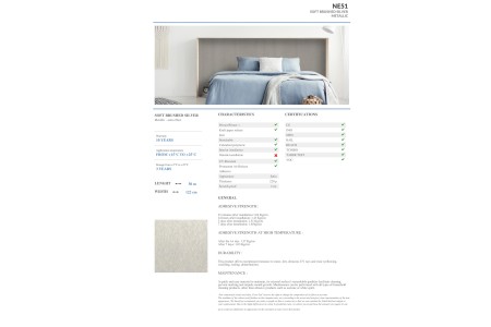NE51 - SOFT BRUSHED SILVER NE51 - SOFT BRUSHED SILVER