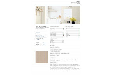 NE63 - LIGHT GREY OAK GRAIN