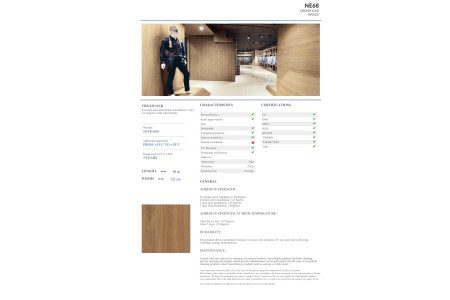 NE68 - CREAM OAK