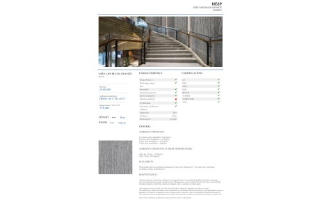 NE69 - GREY AND BLACK GRANITE NE69 - GREY AND BLACK GRANITE