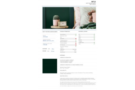 NF13 - SOFT WINTER GREEN NF13 - SOFT WINTER GREEN