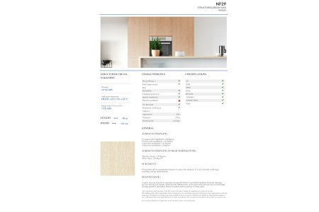 NF29 - STRUCTURED CREAM OAK