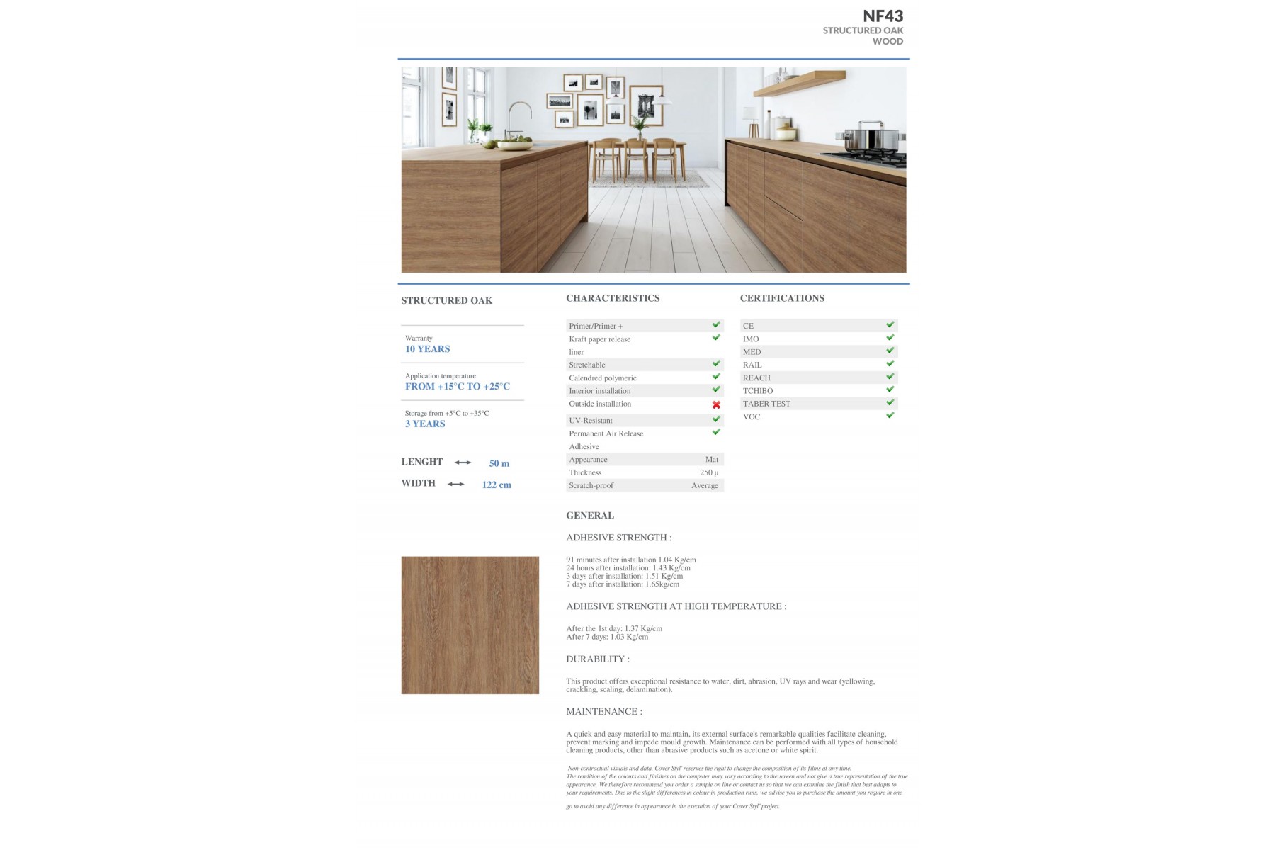 NF43 - STRUCTURED OAK NF43 - STRUCTURED OAK