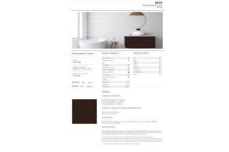 NF49 - SMOOTH BROWN WOOD