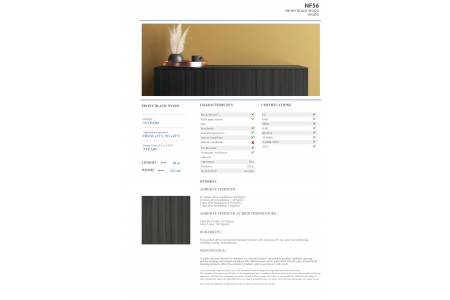 NF56 - EBONY BLACK WOOD NF56 - EBONY BLACK WOOD