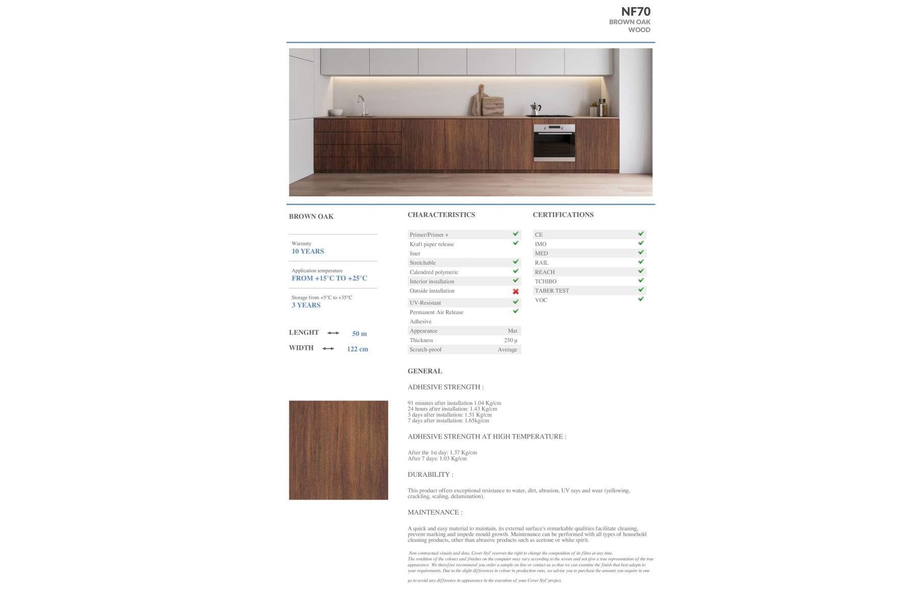 NF70 - BROWN OAK NF70 - BROWN OAK