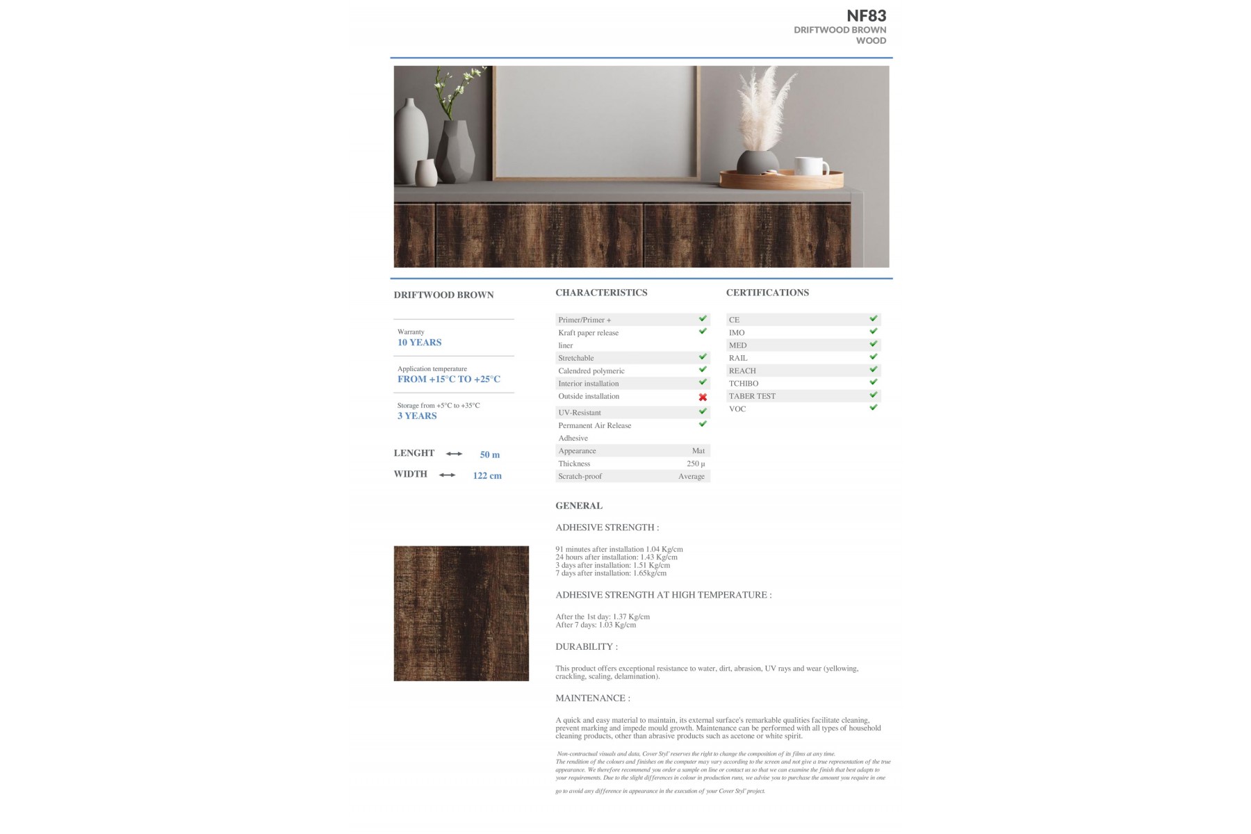 NF83 - DRIFTWOOD BROWN NF83 - DRIFTWOOD BROWN