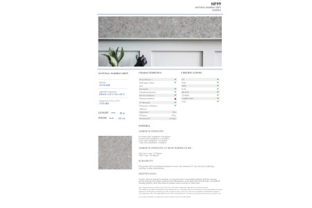 NF99 - NATURAL MARBLE GREY NF99 - NATURAL MARBLE GREY