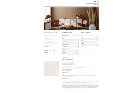 NG19 - WHITE BRONZED LEATHER NG19 - WHITE BRONZED LEATHER