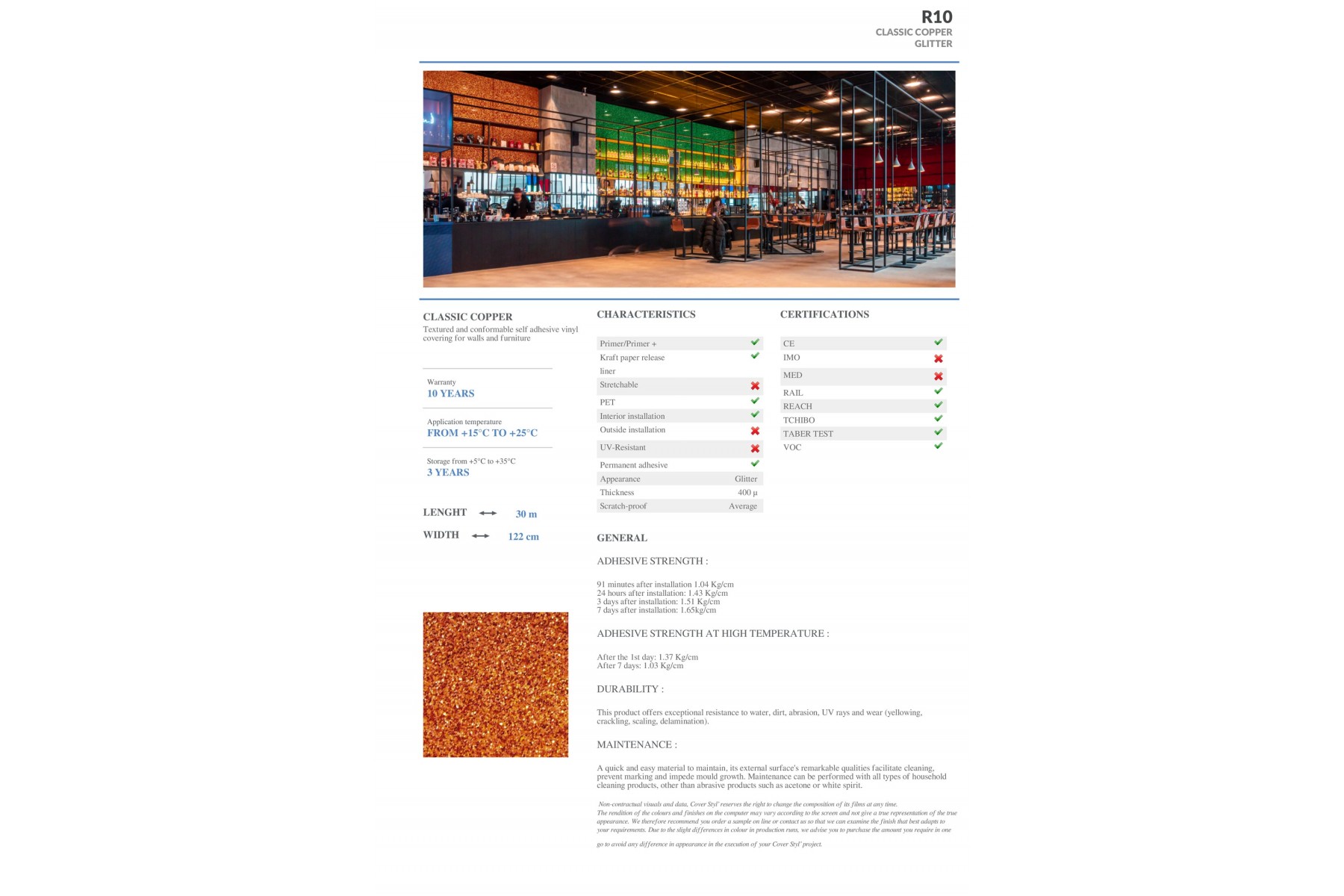 R10 - CLASSIC COPPER R10 - CLASSIC COPPER