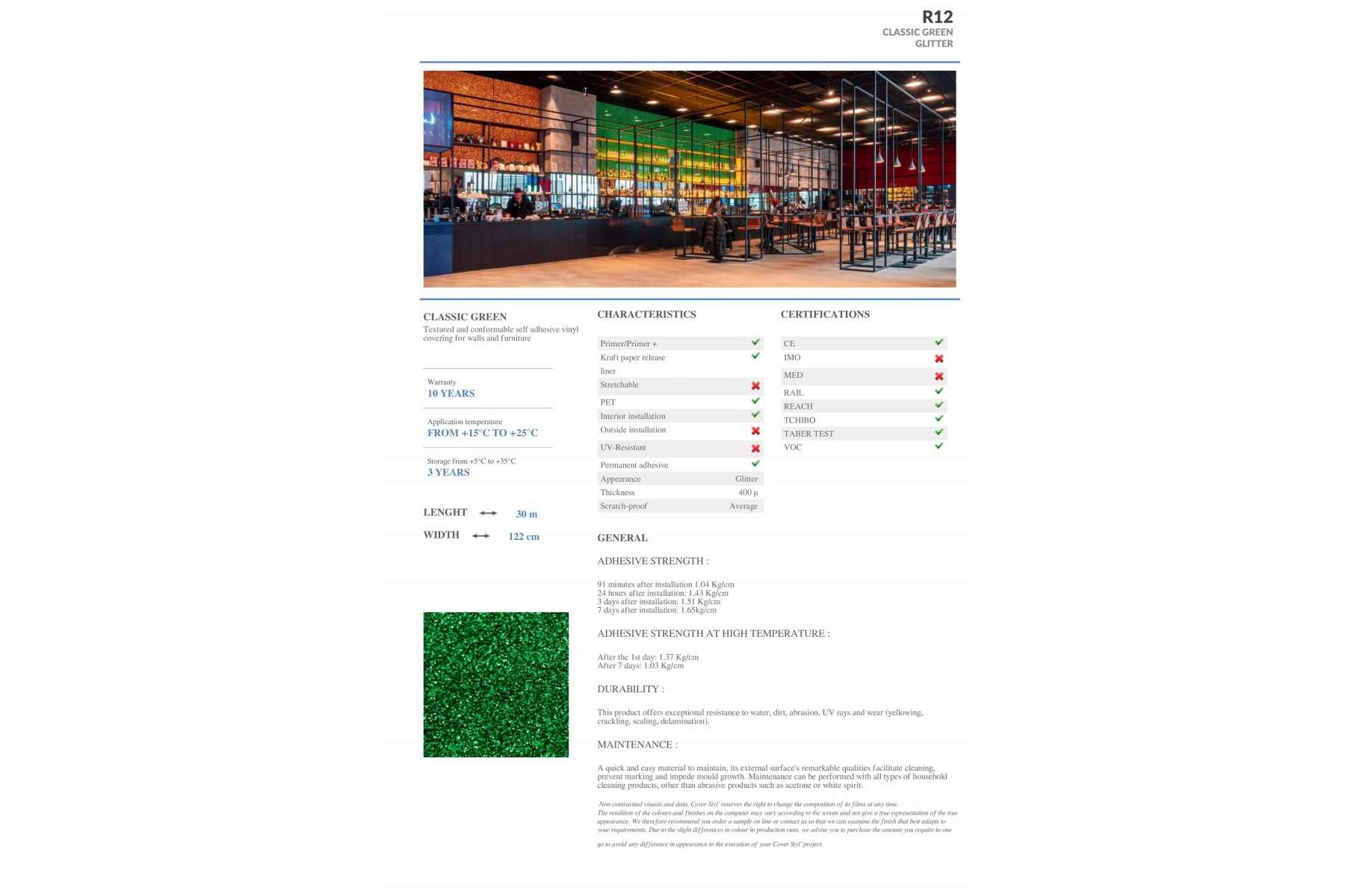 R12 - CLASSIC GREEN R12 - CLASSIC GREEN