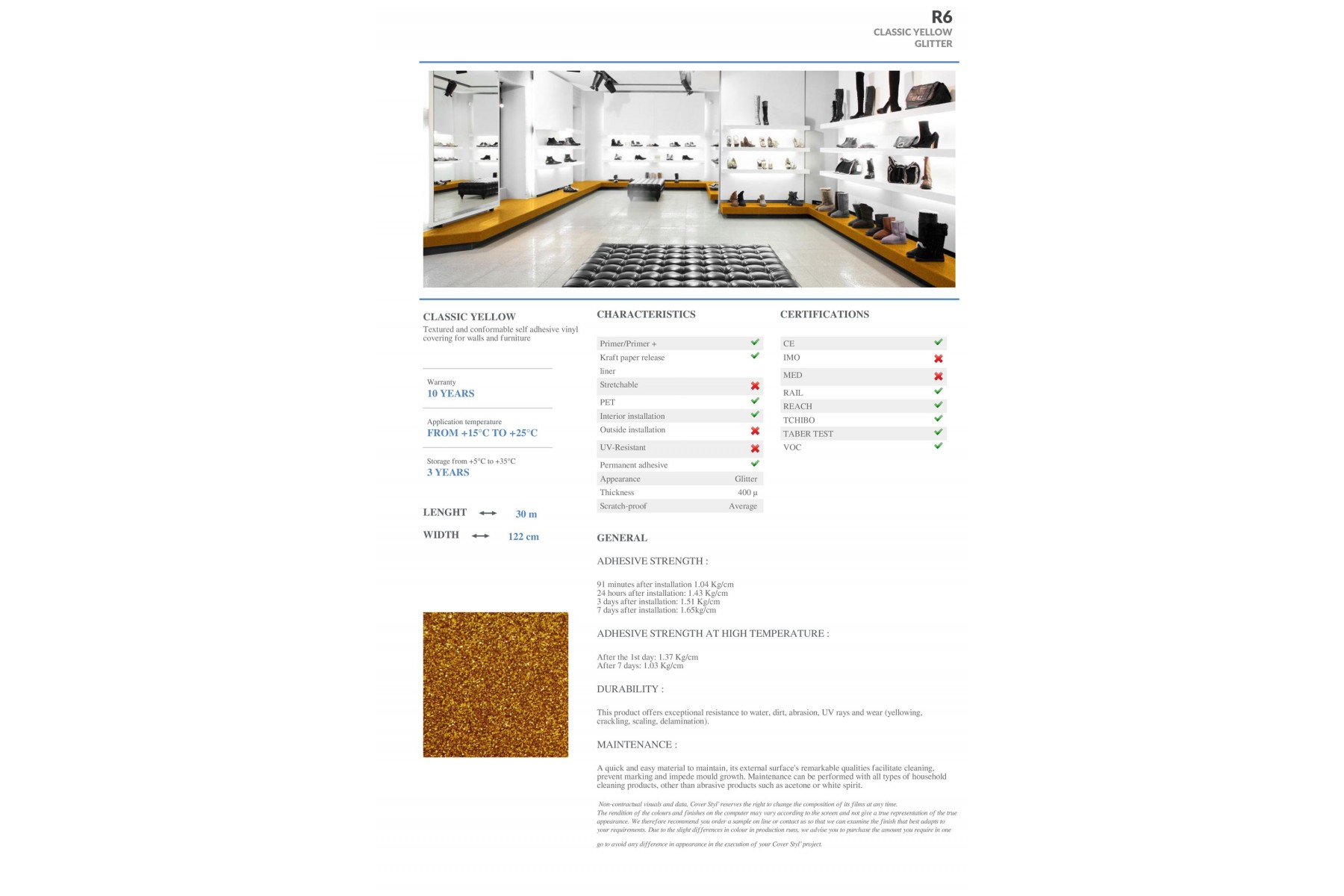 R6 - CLASSIC YELLOW R6 - CLASSIC YELLOW